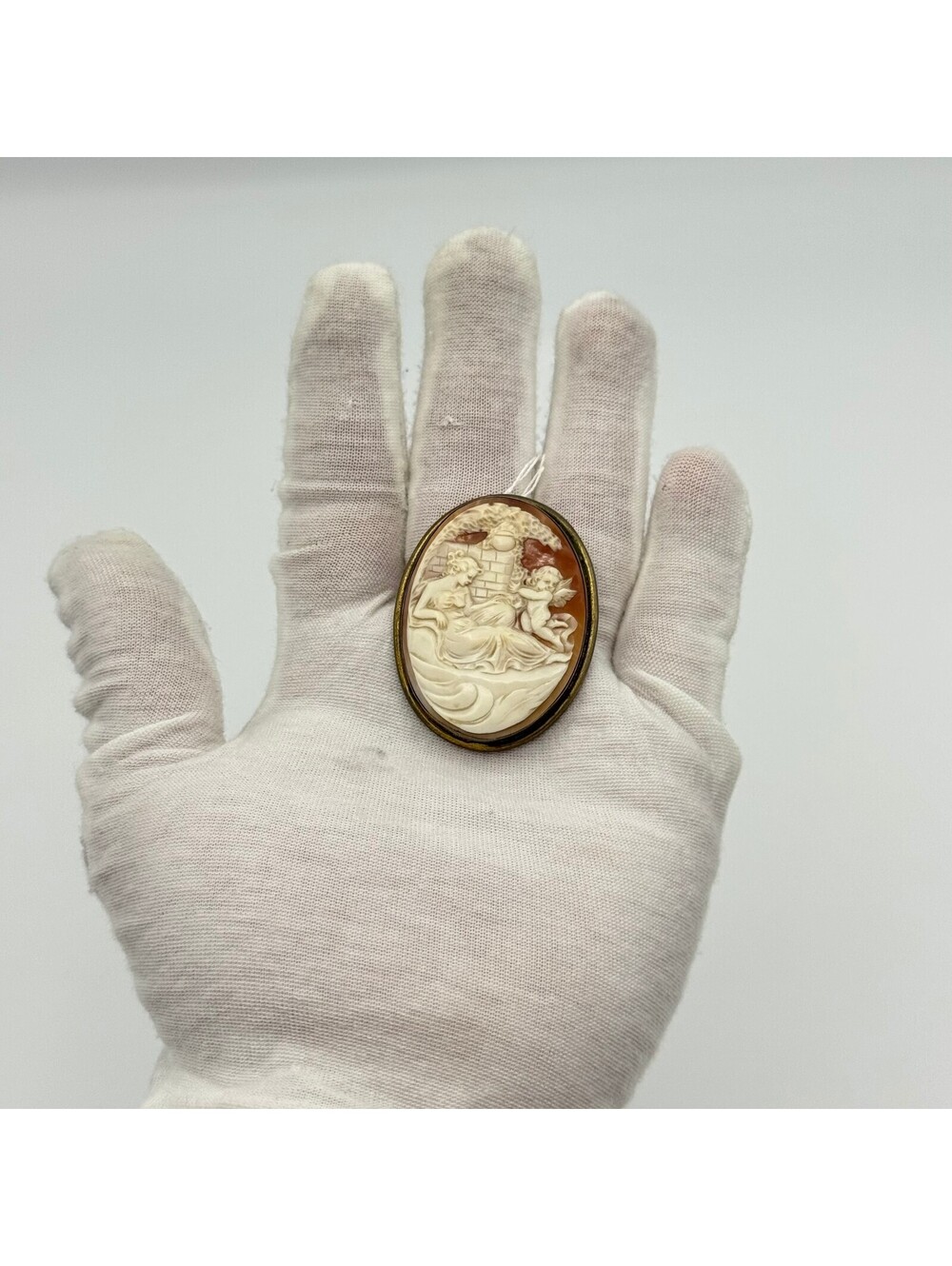 800 Silver, Shell Cameo